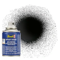 Revell 07 Black, Gloss, Spray Color, 100ml