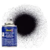 Revell 08 Black, Matt, Spray Color, 100ml
