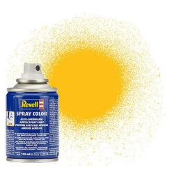 Revell 15 Yellow, Matt, Spray Color, 100ml