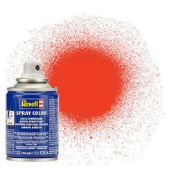 Revell 25 Luminous Orange, Matt, Spray Color, 100ml
