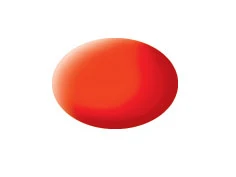 Revell 25 Luminous Orange, Matt, Aqua Color, 18ml