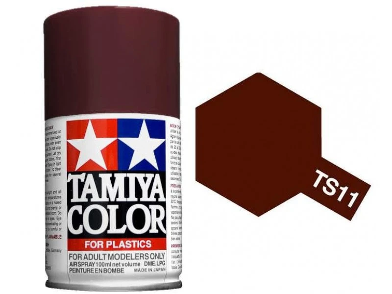 Tamiya TS-11 Maroon - 100ml Spray Can 1 Tamiya TS-11 Maroon - 100ml Spray Can