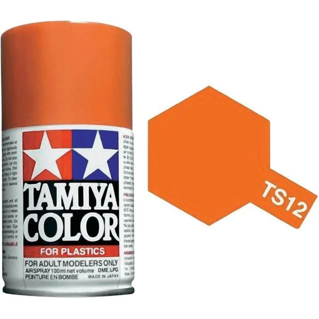Tamiya TS-12 Orange - 100ml Spray Can 1 Tamiya TS-12 Orange - 100ml Spray Can