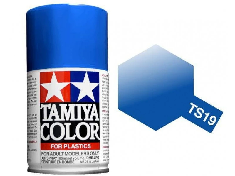 Tamiya TS-19 Metallic Blue - 100ml Spray Can 1 Tamiya TS-19 Metallic Blue - 100ml Spray Can