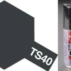 Tamiya TS-40 Metallic Black - 100ml Spray Can