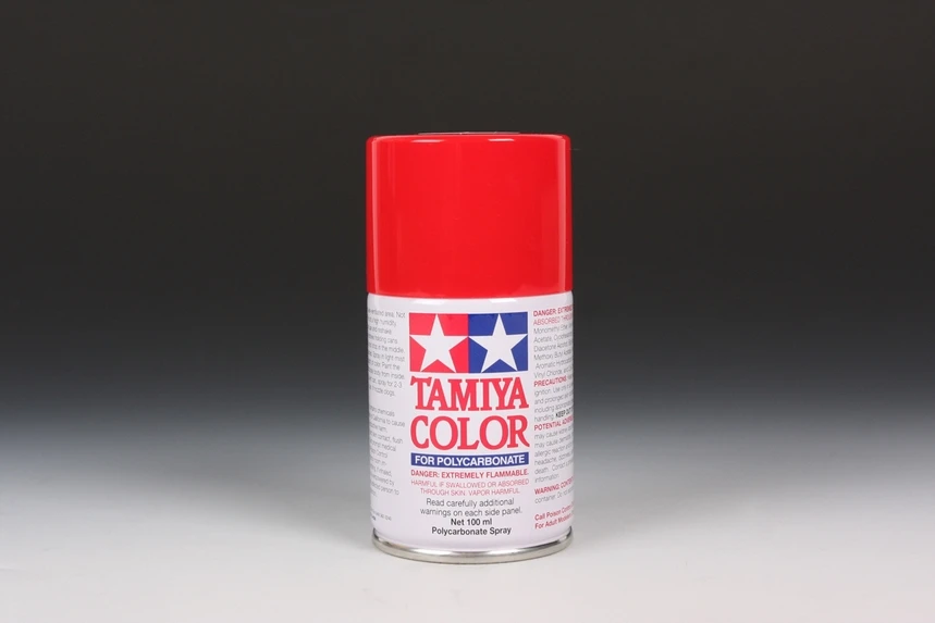 TAMIYA PS-2 RED SPRAY 100ML (for RC Cars) 1 TAMIYA PS-2 RED SPRAY 100ML (for RC Cars)