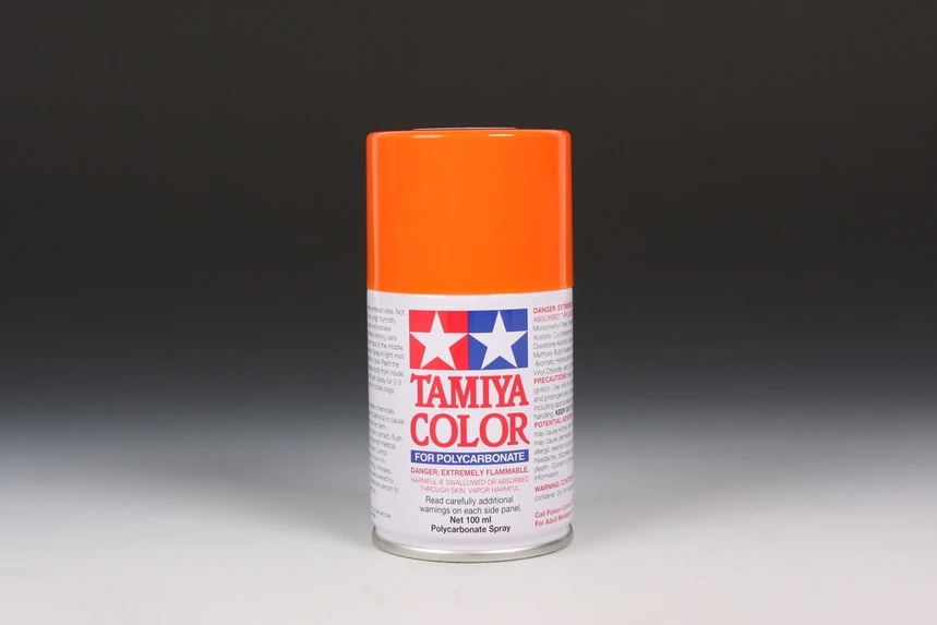 TAMIYA PS-62 PURE ORANGE SPRAY 100ML (for RC Cars) 1 TAMIYA PS-62 PURE ORANGE SPRAY 100ML (for RC Cars)