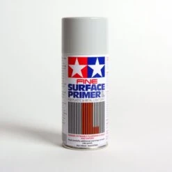 Tamiya FINE SURFACE PRIMER L LIGHT GREY 180ml SPRAY (#87064)