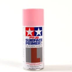 Tamiya FINE SURFACE PRIMER L PINK 180ml SPRAY (#87146)