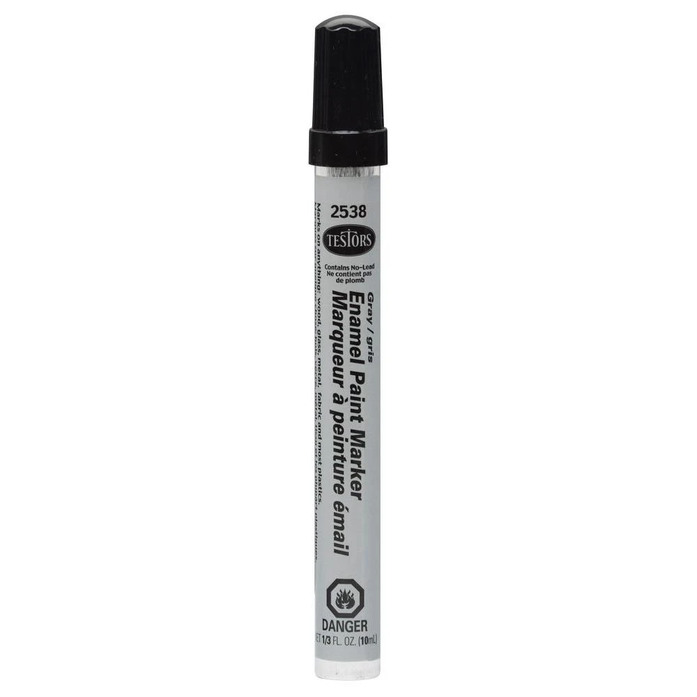 TESTORS Gray - Gloss - Enamel Marker 1 TESTORS Gray - Gloss - Enamel Marker