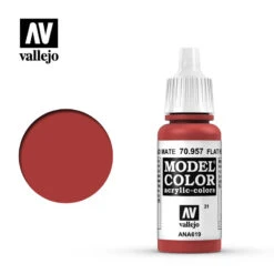 70.957 Flat Red Acrylic Vallejo 17ml31
