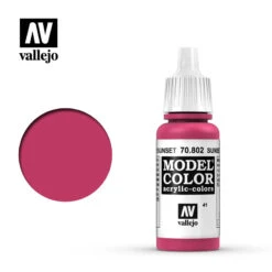 70.802 Sunset Red Acrylic Vallejo 17ml41